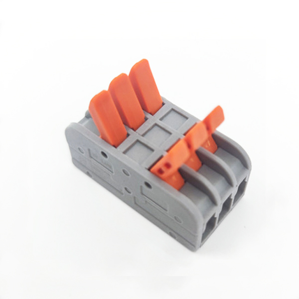 223 Compact 3P Adaptor Connector Universal Plug-in Terminal Block Fast Push-in Wire Splice Lever Nut