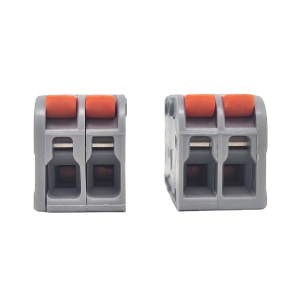 222 SPL-2 Compact Lever Nut Wire Conductor Quick Terminal Block Splice Connector