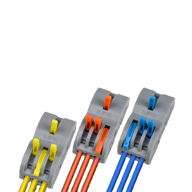 FD13 Colorful 1 In 3 Out Quick Splice Joint Wire Terminal Connector F12 F13 Type Electrical Terminal Blocks