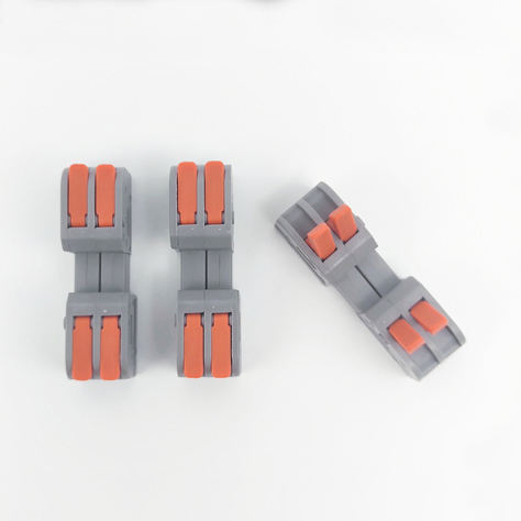 222 Universal Reusable Connector Quick Slice Wiring 2pin Push-in Terminal Block Junction Box